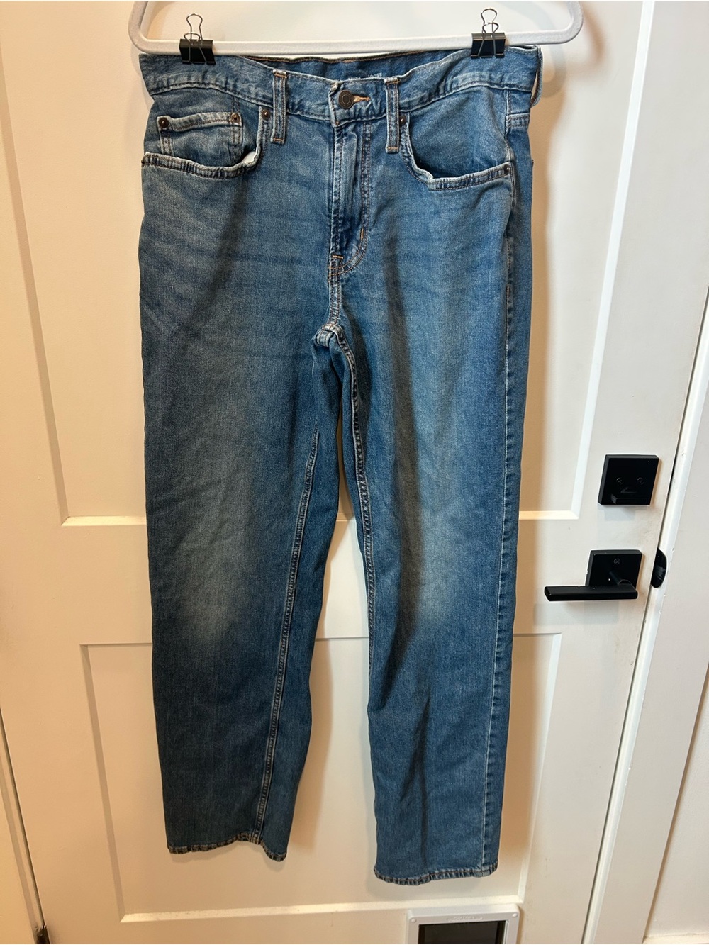 Old Navy Straight-Leg Blue Denim Jeans